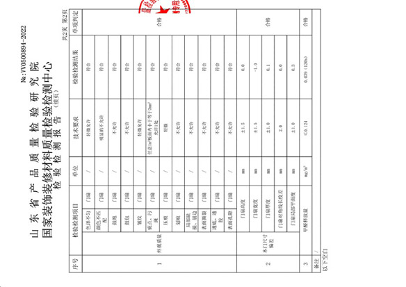 醫(yī)院專用門檢測(cè)報(bào)告